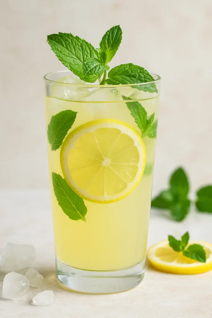 🍋 Citronnade maison au miel et menthe