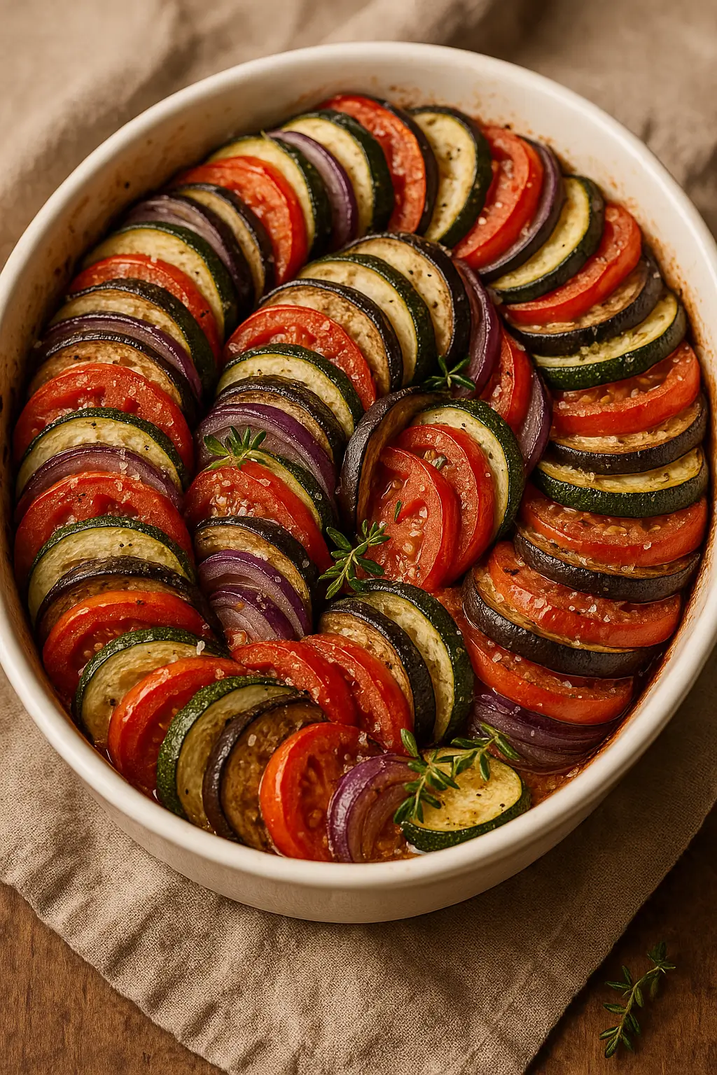 🍆🍅 Tian de légumes du soleil au parmesan