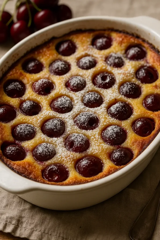 🍒 Clafoutis Aux Cerises Et Amande Amère