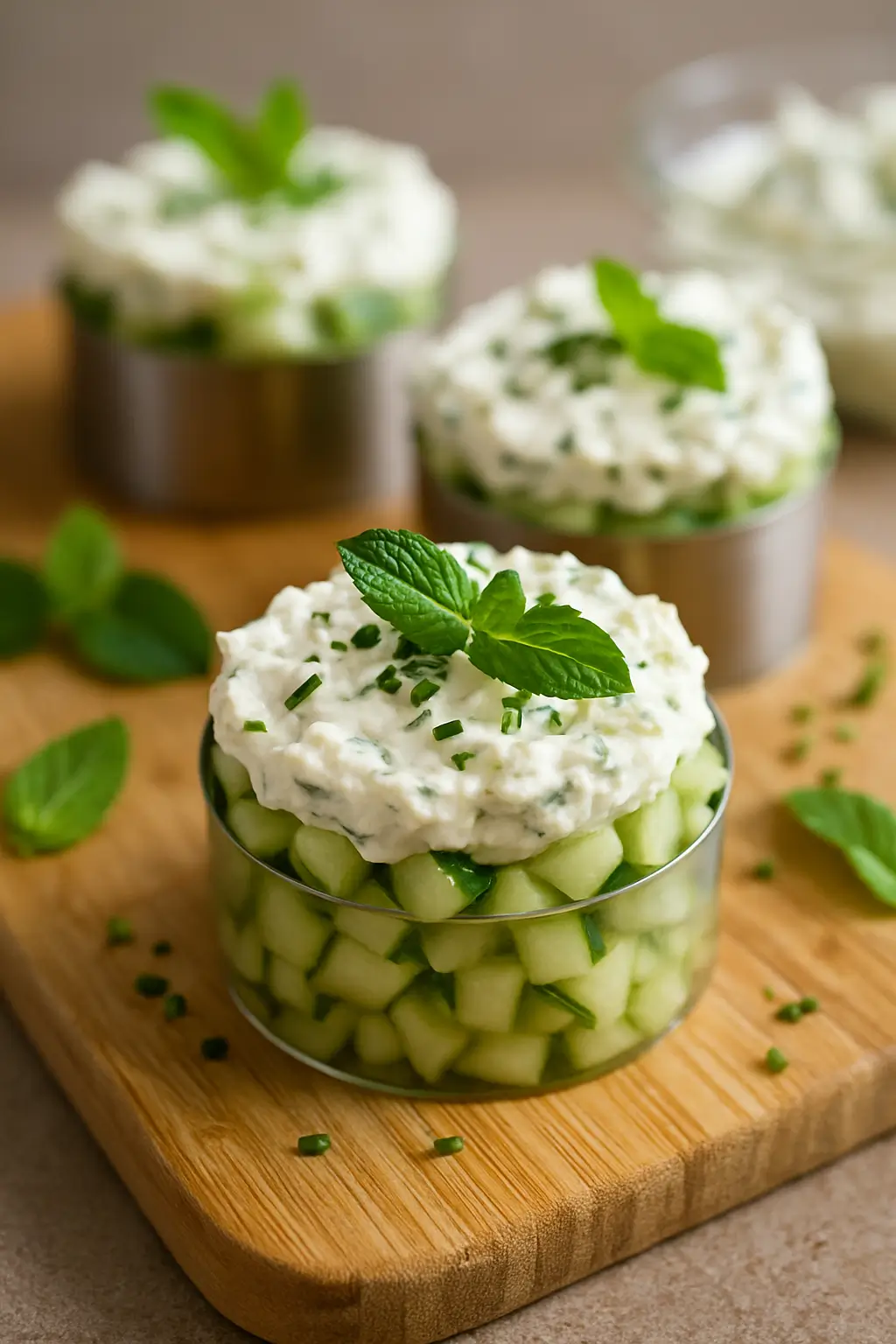 🥒 Tartare De Concombre Et Fromage Frais Aux Herbes