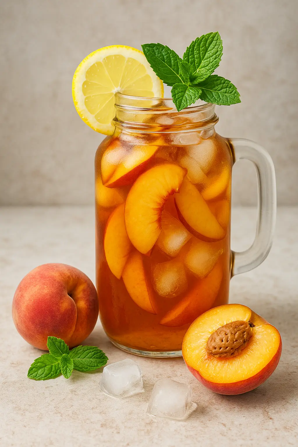 Thé Glacé À La Pêche Maison 🍑