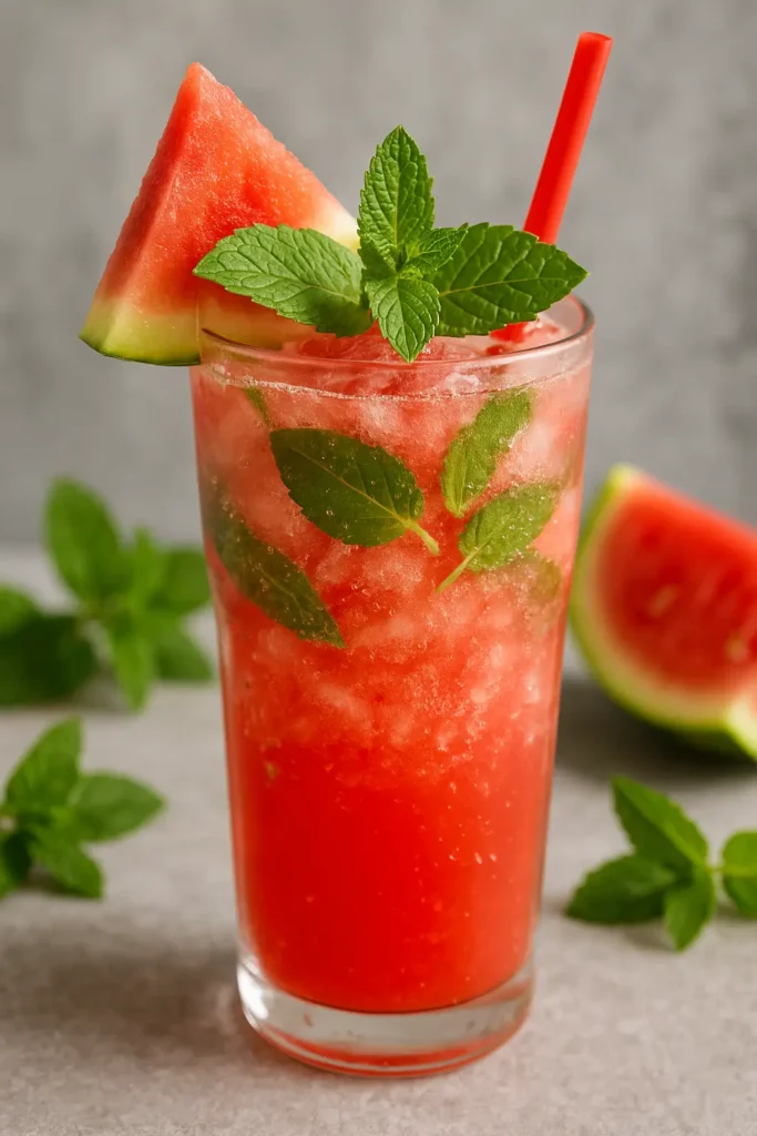 🍉 La Meilleure Recette Du Cocktail D'Été Pastèque Menthe