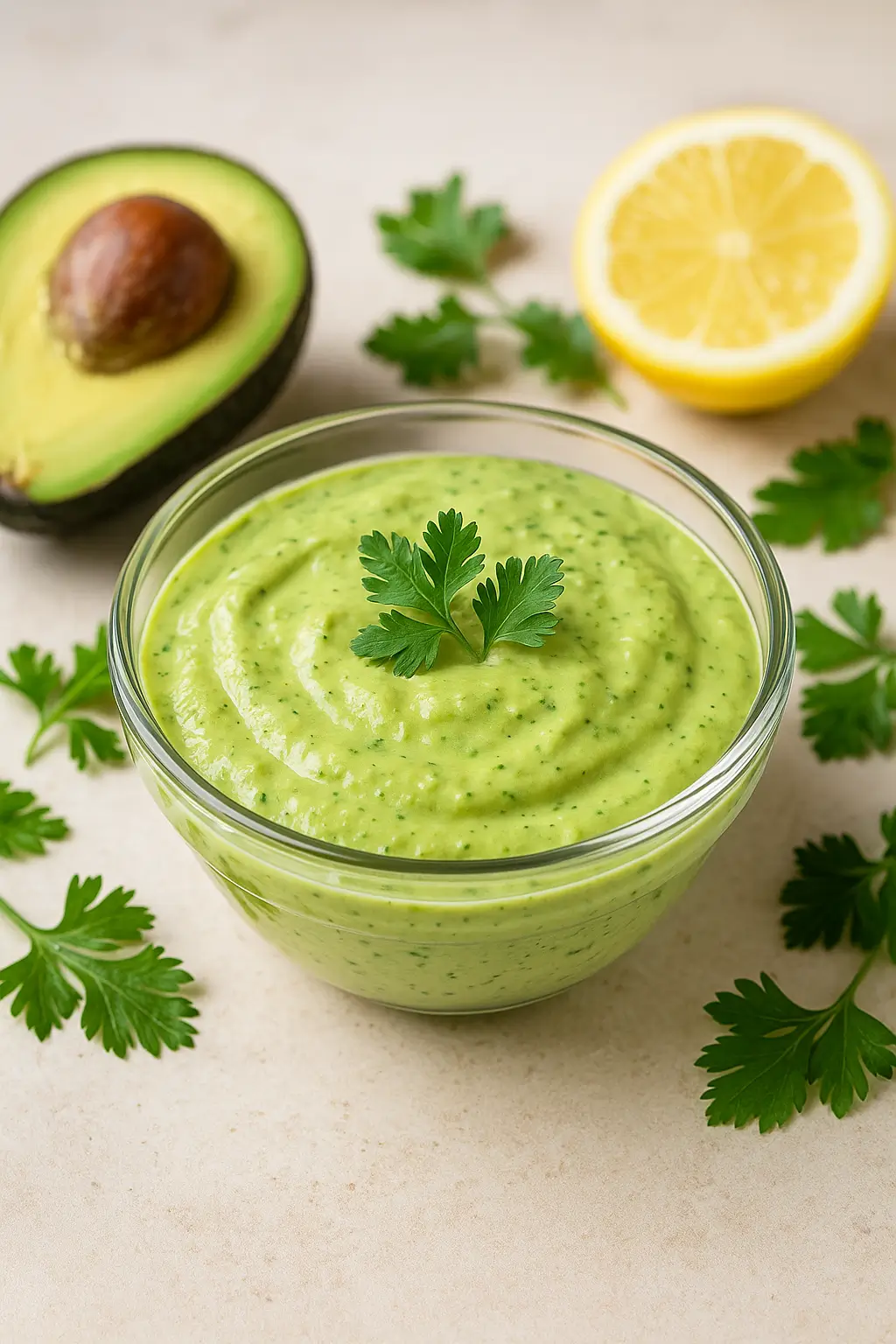 🥣 La Meilleure Recette De Sauce Verte Crémeuse À L’Avocat Et Au Yaourt