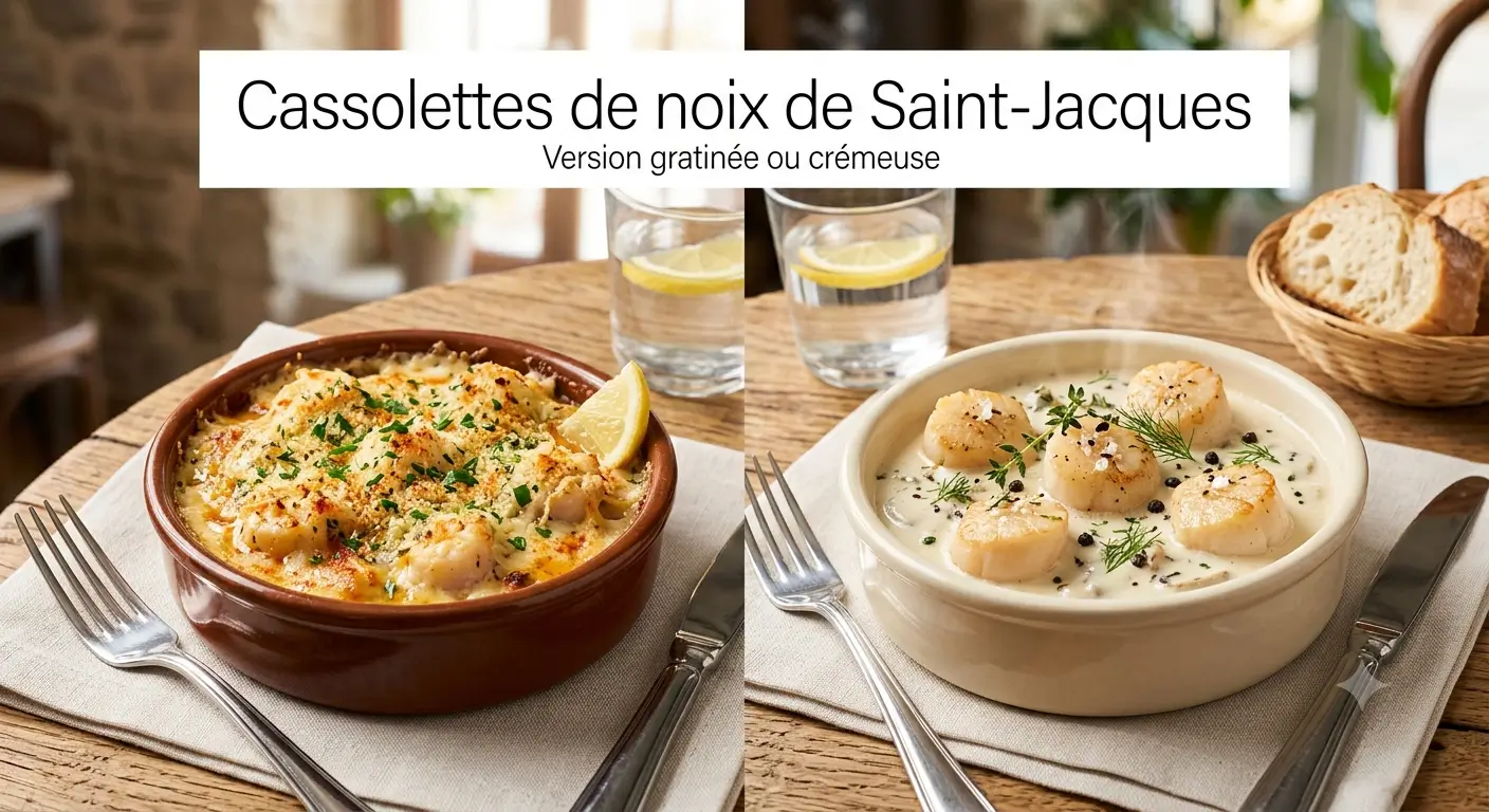 🦪 Recette Cassolettes De Noix De Saint-Jacques