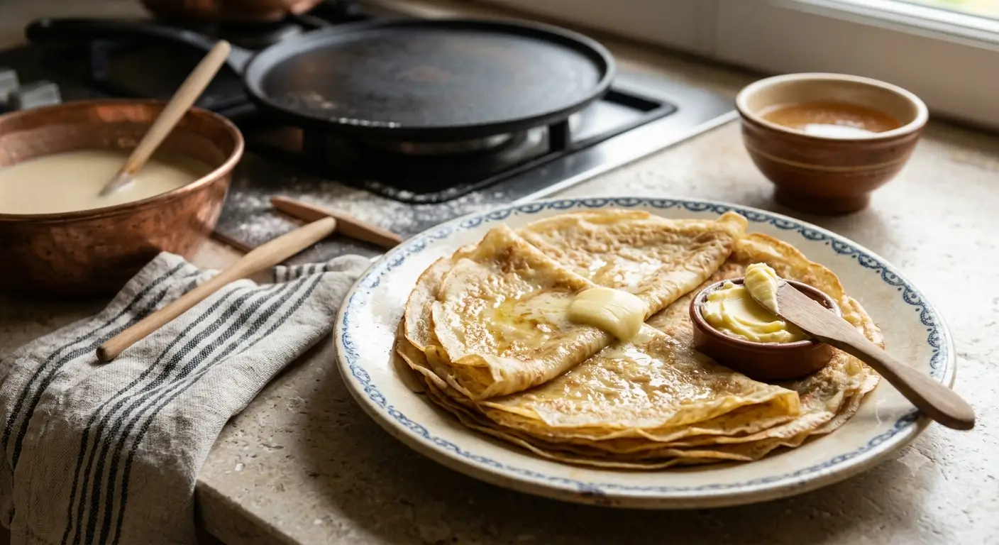 🥞 Recette Crêpes Bretonnes Au Beurre Salé