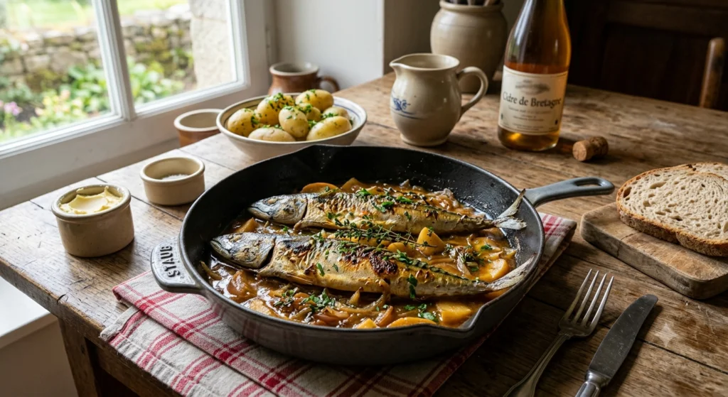 Maquereaux au cidre breton