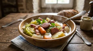 Potée bretonne aux légumes et lard
